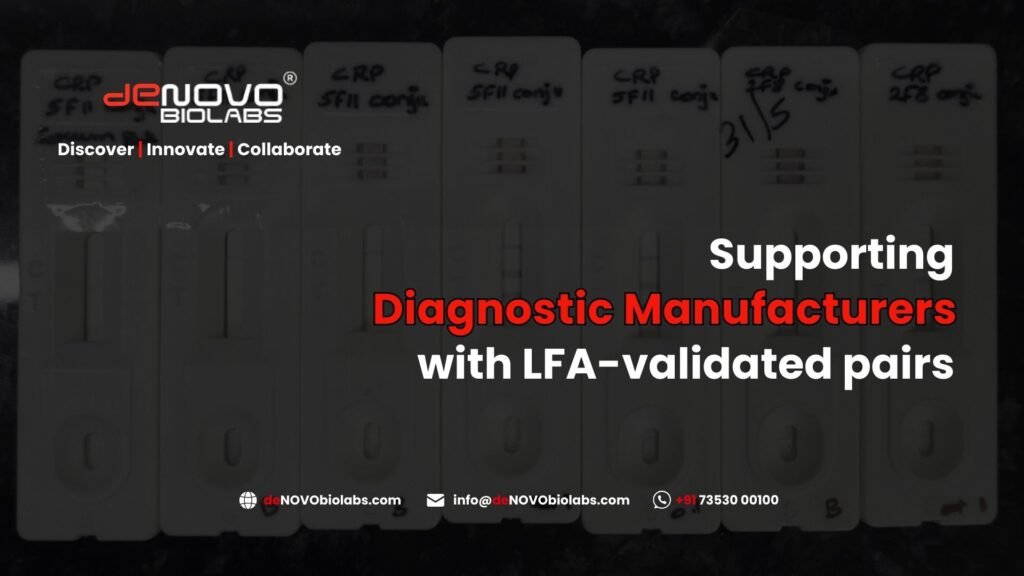 Supporting diagnostic manufacturers with LFA-validated antibody pairs