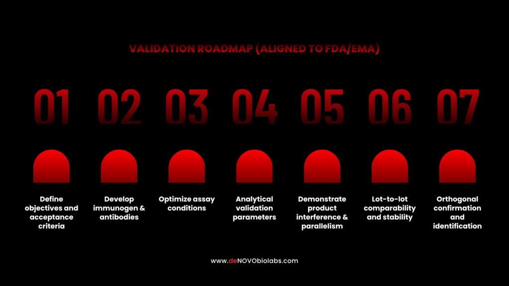 Practical validation roadmap for HCP ELISA (aligned to FDA/EMA)