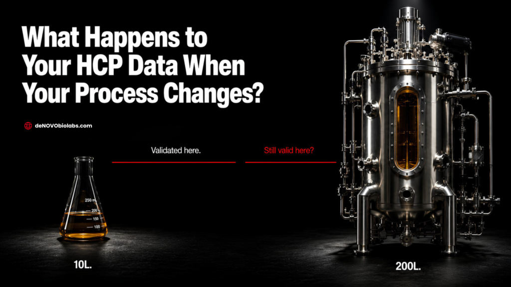 What happens to HCP data when Biosimilar process changes?