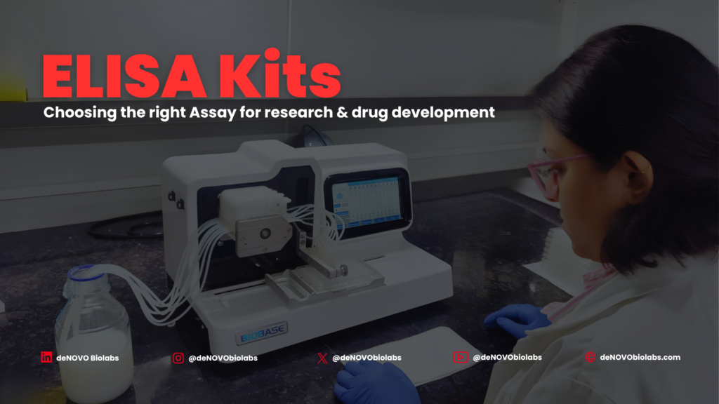 Explore deNOVO ELISA kits for pharmacokinetics, immunogenicity, cytokines and diagnostics. 